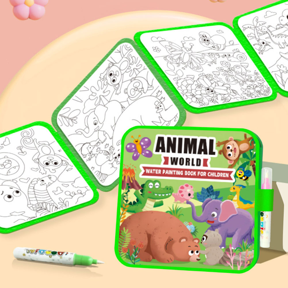Reusable Water Magic Coloring Book - Kinder Magie Wasser Malbücher Wiederverwendbare Lernen
