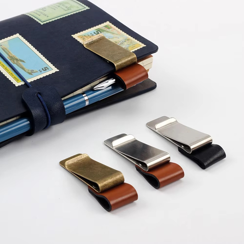 Stationery Books - Praktischer Organizer-Clip für Bürobedarf, Stifthalter-Clip, Notizbuch-Lesezeichen-Clip,