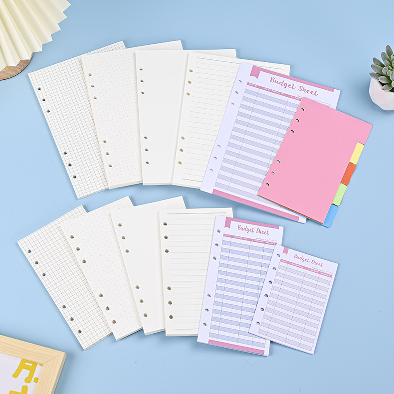 A6 A5 Loseblatt-Notizbuch, Nac – A5 Spiral Dotted Grid Notebook Bewertung und Preis