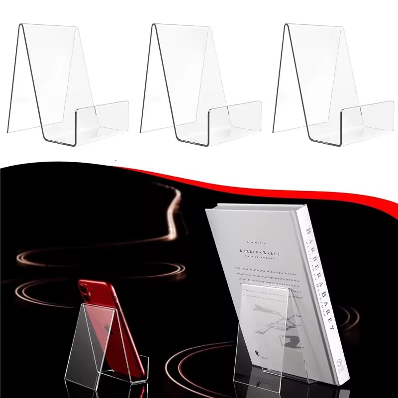 4 Stück Klare Verstellbare Buc – Clear Acrylic Book Stand Holder Bewertung und Preis