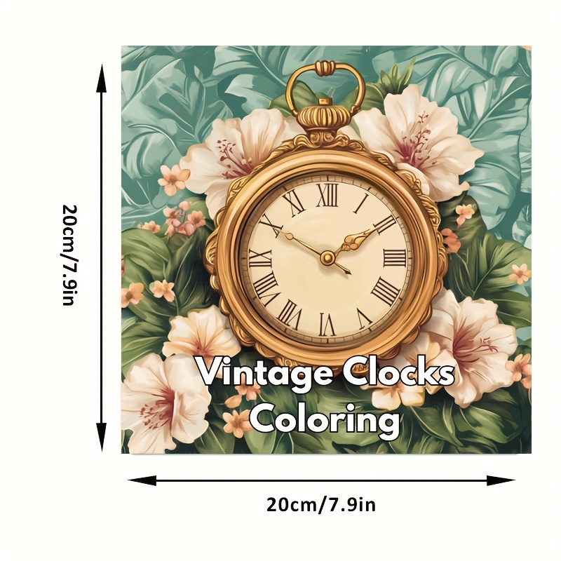 28-seitiges Malbuch mit Vintag – Adult Coloring Book Stress Relief Bewertung und Preis