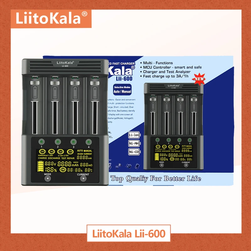 LiitoKala Batter Ladegerät Lii – Magazines Bewertung und Preis