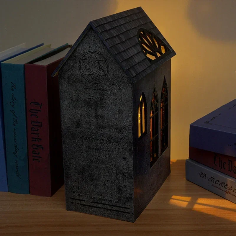Magisches Restaurant-Bücherreg – Diy Wooden Book Nook Kit Shelf Insert Bewertung und Preis