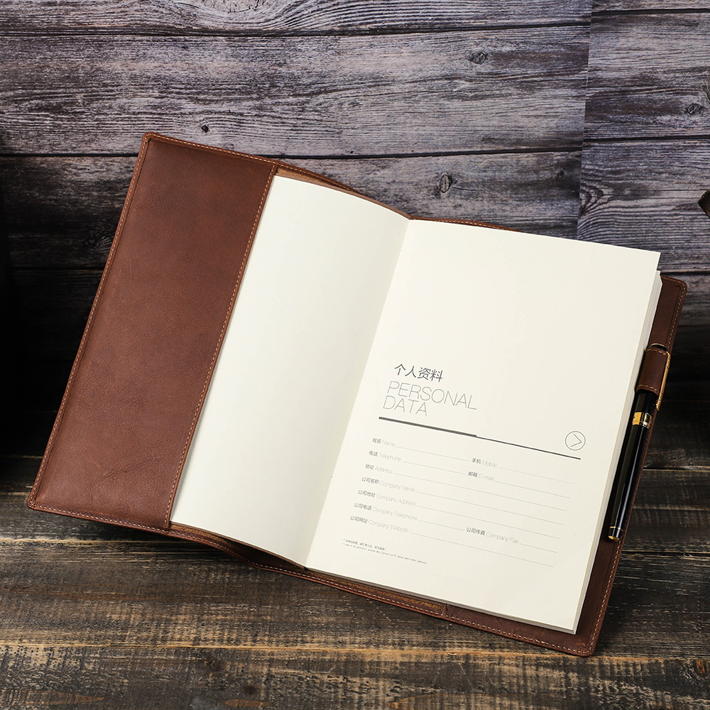 Retro-Buchhülle aus echtem Led – Stationery Books Bewertung und Preis